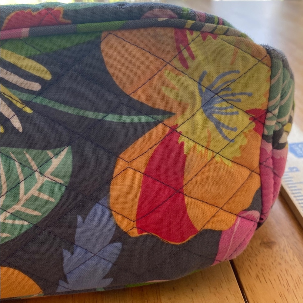 Vera Bradley Jazzy Blooms Gray Floral Quilted Crossbody Satchel Purse Spring ‘13 - Picture 12 of 12